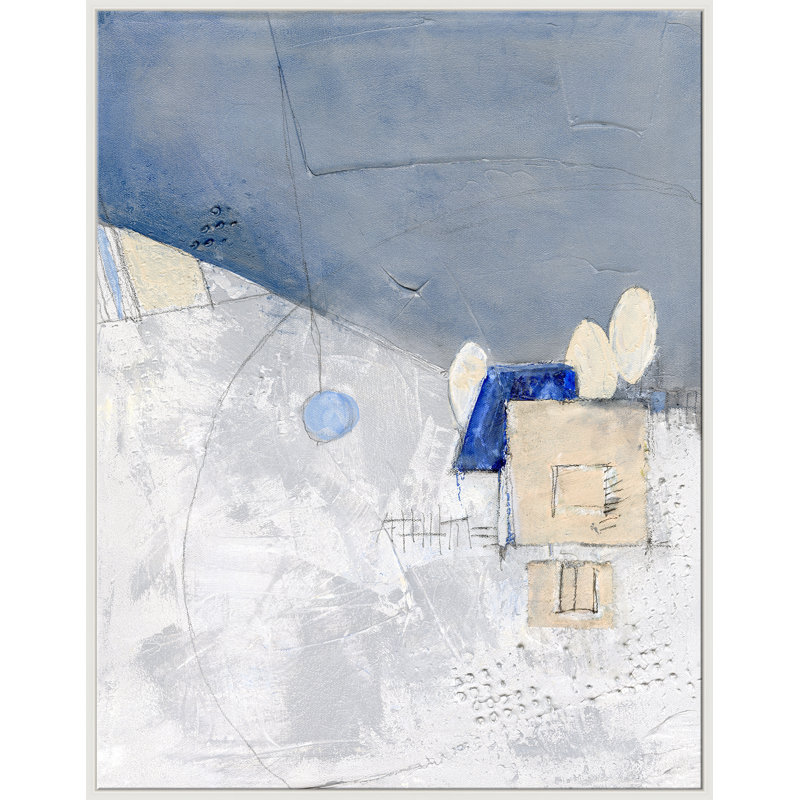 «Foothill» par Jill Krasner, Cadre blanc