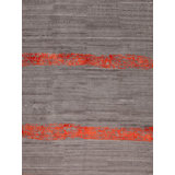 Vaheed Ta-2 Hand Knotted Area Rug in Quartz/Red