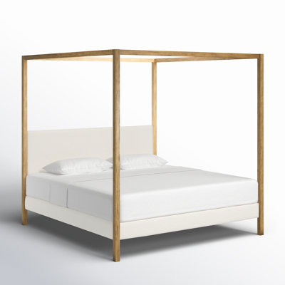 Bary Boucle Canopy Bed