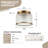 Drum Semi Flush Mount Ceiling Lighting Fixture-2063710802
