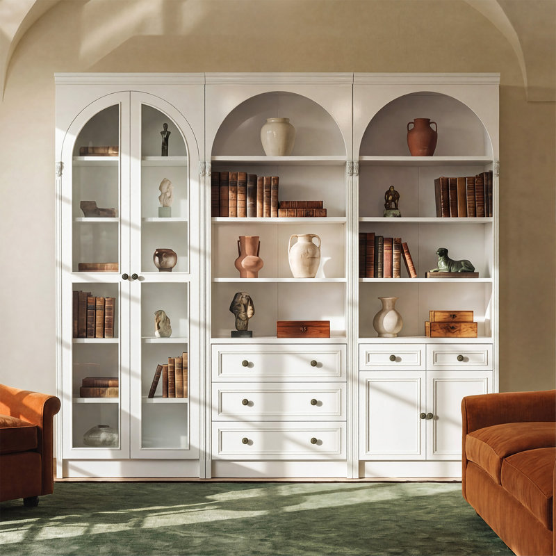 86.6'' H X 94.5'' W Arched Display Cabinet