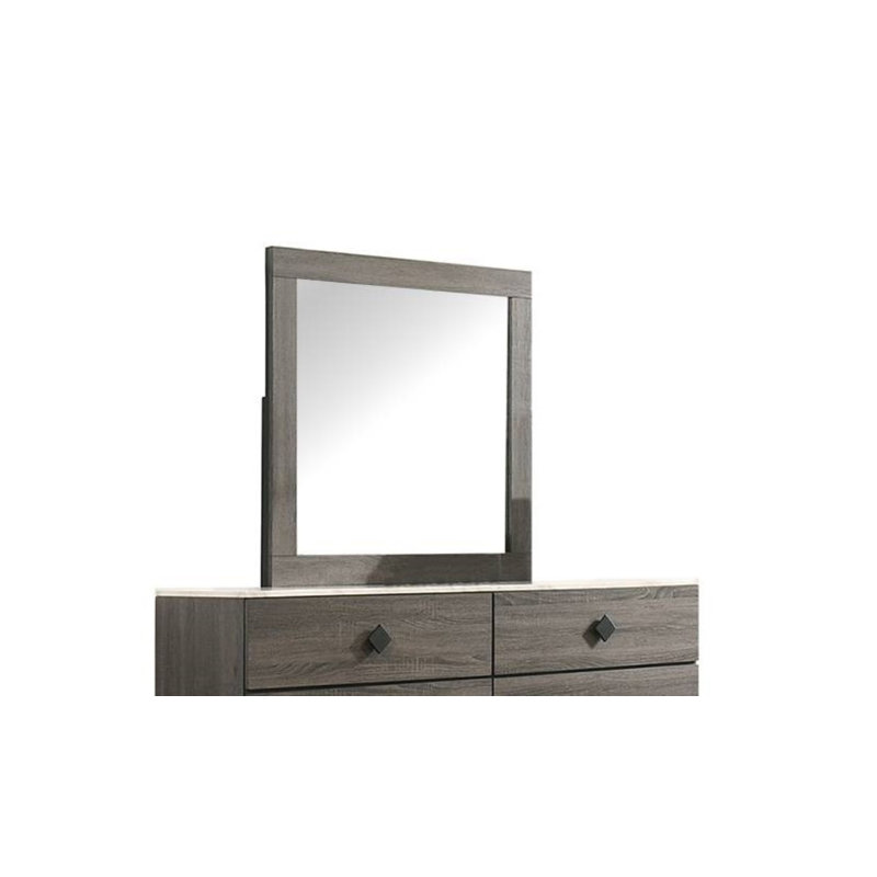 Dresser Mirror, Gray