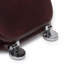 Flexi-Fix Wooden Toilet Seat - Adjustable Hinges with Top & Bottom Fixings Included and Rust Free Chrome Plated Hinge Covers, Antibacterial Treated Surface-175864498
