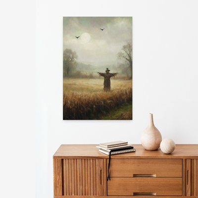 Art contemporain contemporain, paysage abstrait d'automne