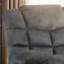 Fauteuil inclinable manuel gris / simple, convenant au salon et à la chambre à coucher.