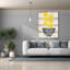 «Bowl Of Lemons On Wood» par Linda Woods, art mural sur toile-1178489019