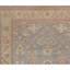 Tapis bleu et beige noué à la main de haute qualité