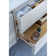 Base de meuble-lavabo mural flottant double 58 po Fresca Formosa - Base et lavabo non inclus