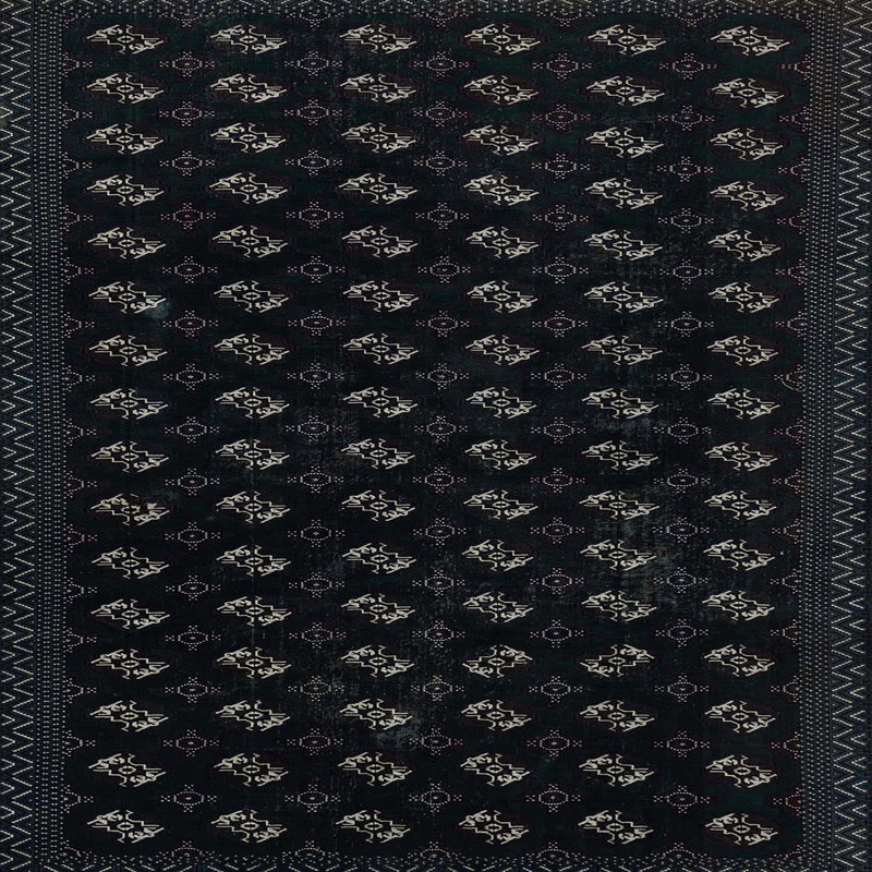 Abstract Indoor Rug, Square 5'