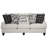 Navay 85'' Upholstered Sofa with Comfort Coil Seating and 5 Included Accent Pillows