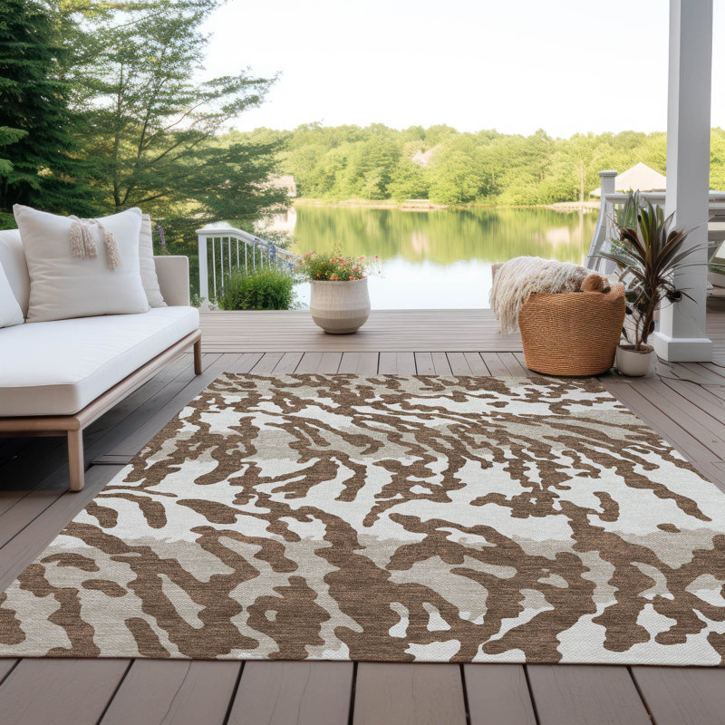 Tapis intérieur / extérieur mâle avec envers antidérapant, Rectangle 2 pi 6 po x 3 pi 10 po