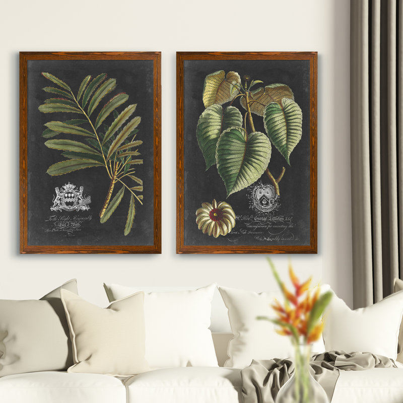 «Royal Foliage I» par Vincent Van Gogh, ensemble de 2 reproductions d'art encadrées, H 20 po x l 16 po x P 1,25 po