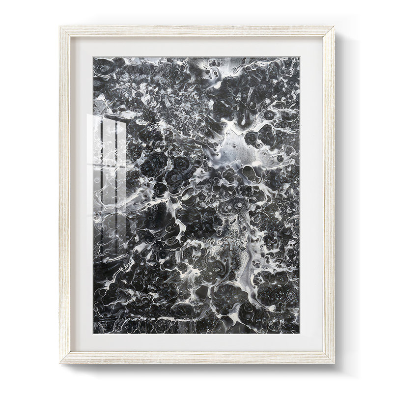 Printed Celestial Odyssey I -Framed Print, 28.5'' H x 20.5'' W, White