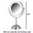 8.5" Lighted Tabletop Magnified Makeup Mirror, Plug In-93601680