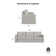 Flex Square Arm Modular Sofa with Reversible Cushions
