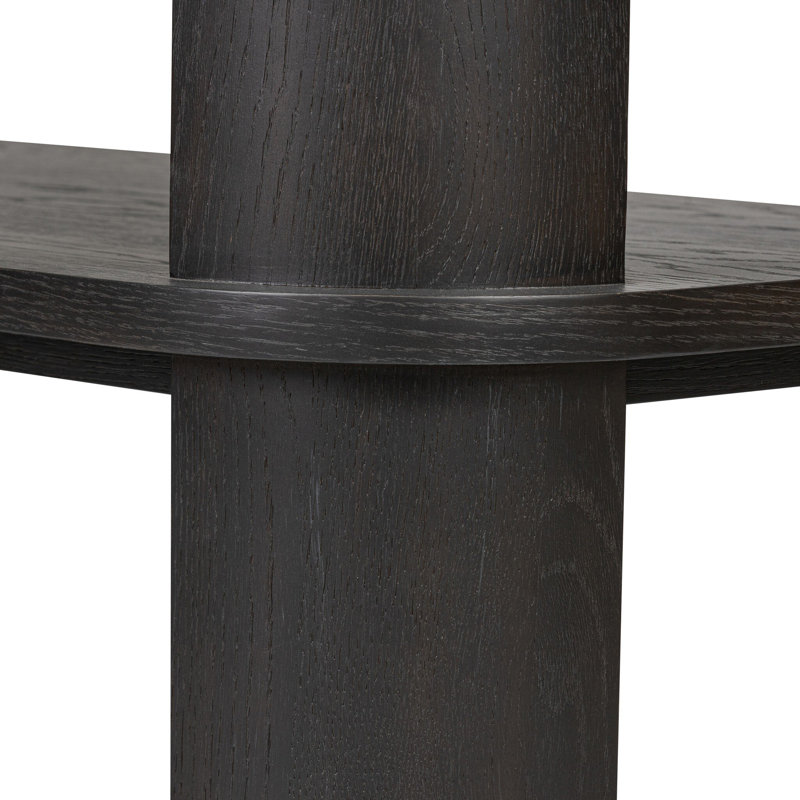 Connell Bookcase-Worn Black Veneer