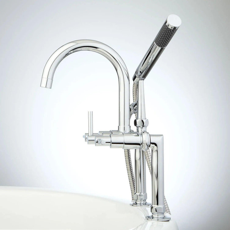 Sebastian Deck Mounted Roman Tub Faucet with Lever Handles