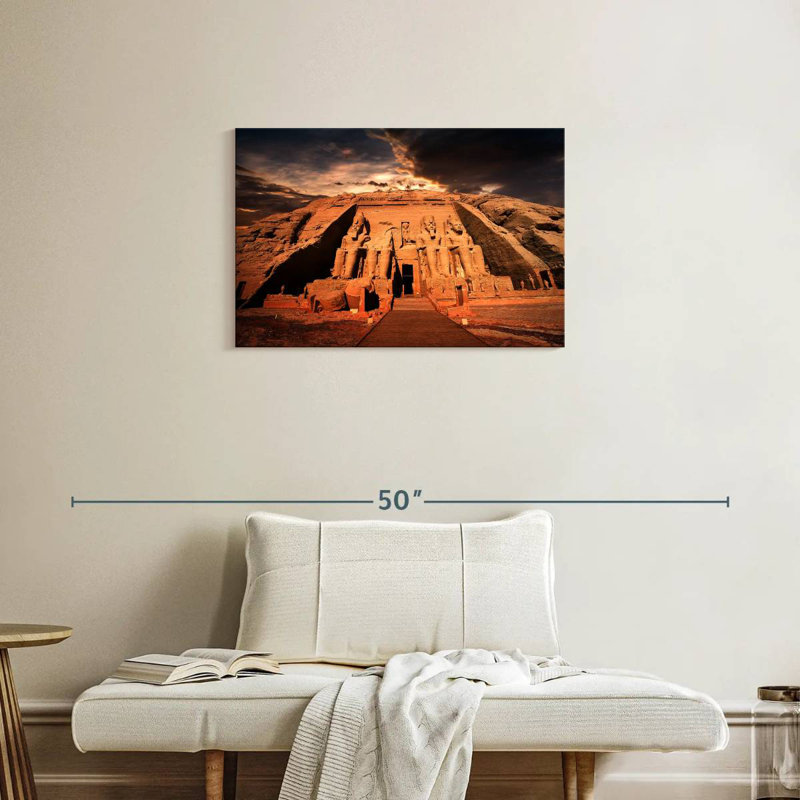 Adella Abu Simbel Temples, 20'' H x 30'' W
