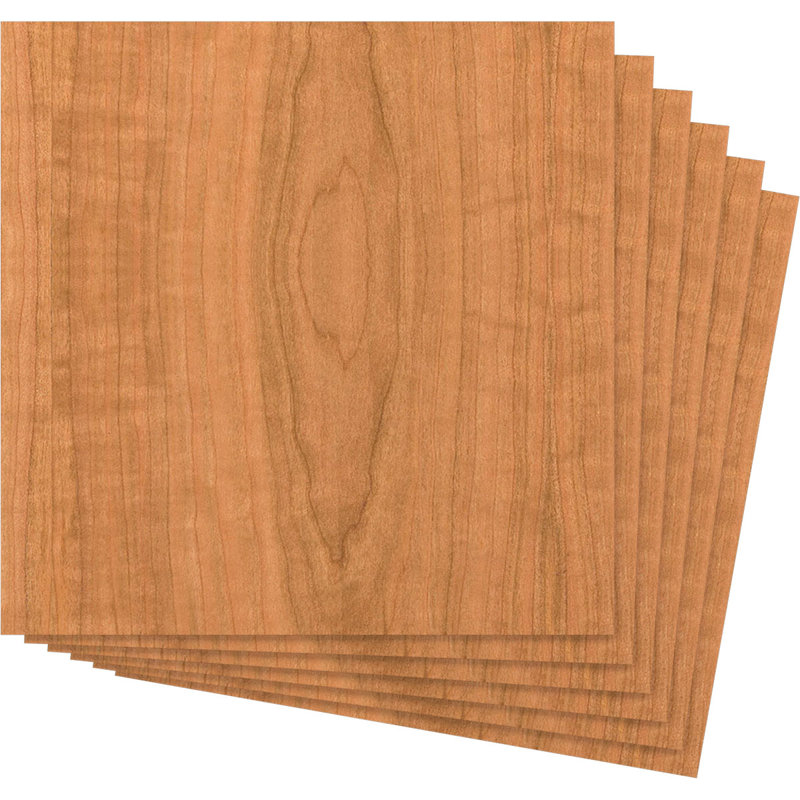 Planches en bois, Cerisier, H 23,75 po x l 23,75 po x P 0,38 po