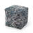 Modern Square Pouf, Blue