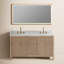 Meuble-lavabo double 60 po avec miroir Lala-1145625276