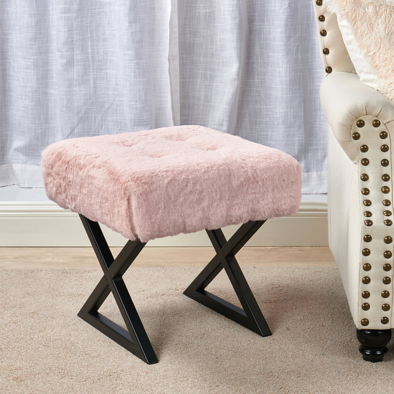 Repose-pieds standard large 19 po Kabria, Fumée rose