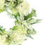 30" Assorted Hydrangea Wreath With Heather, Fern And Ribbon