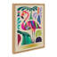 «MCM Flamingo» par Rachel Lee 3 Birdies Studio, reproduction d'art sur toile encadrée