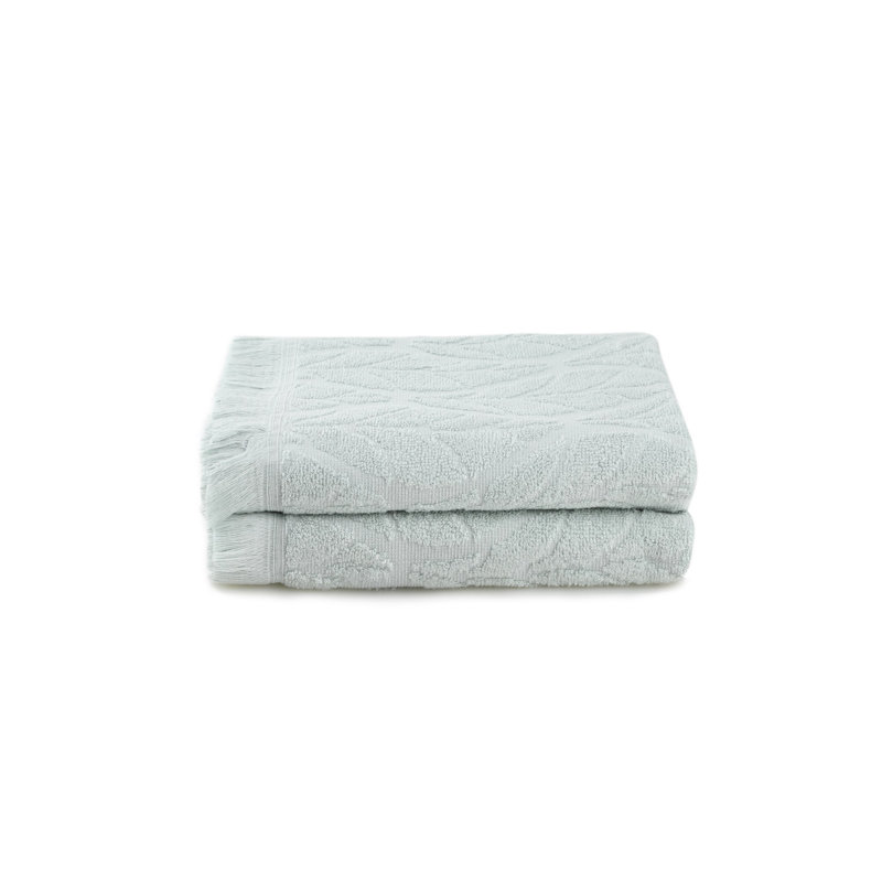 Luxury Bath Towel Set (2 Pieces), Light Green, 29.5 x 59.1 inches | 100% Cotton, 12.0 oz/sq yd | Machine Washable at 104°F | Soft, Absorbent, and Durable | Perfect for Spa, Home, and Everyday Use