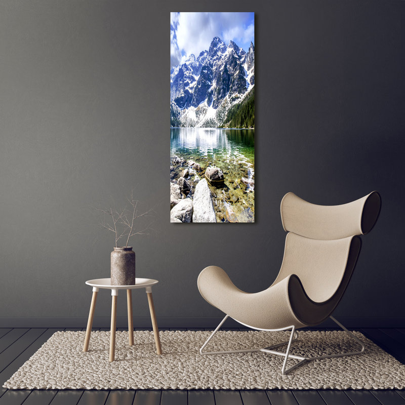 Sea Eye Of The Tatra Mountains - Wrapped Canvas Print