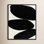 Beige and Black Abstract Modern Print