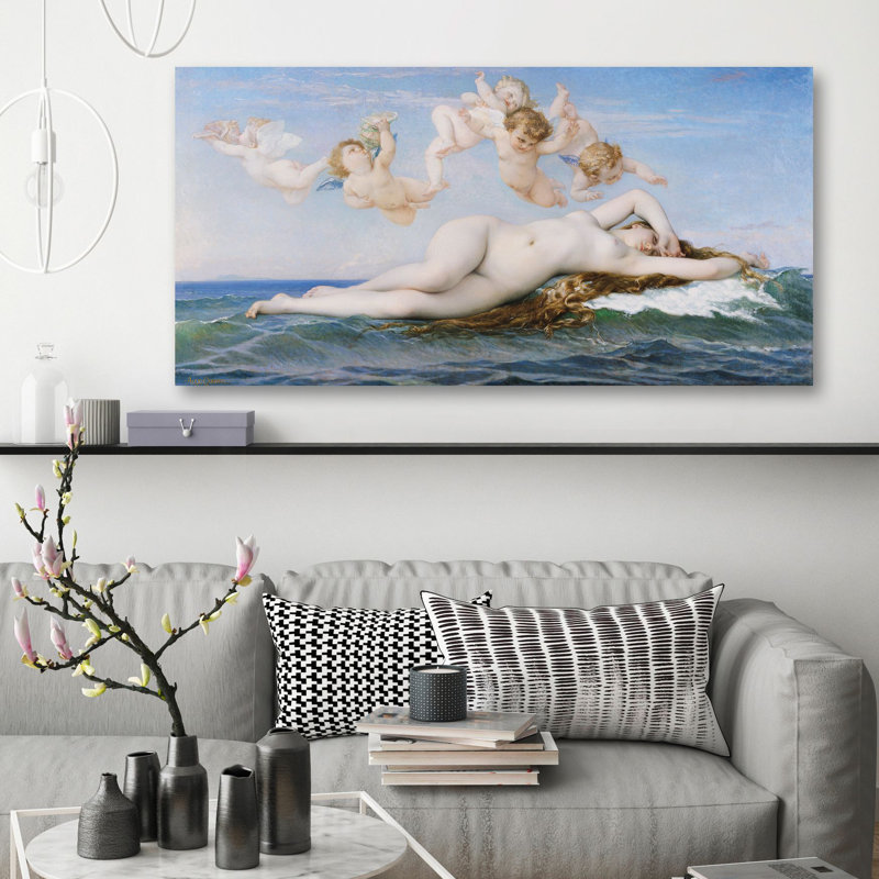 The Birth Of Venus by Alexandre Cabanel - Wrapped Canvas Print, 35cm H x 70cm W x 4cm D