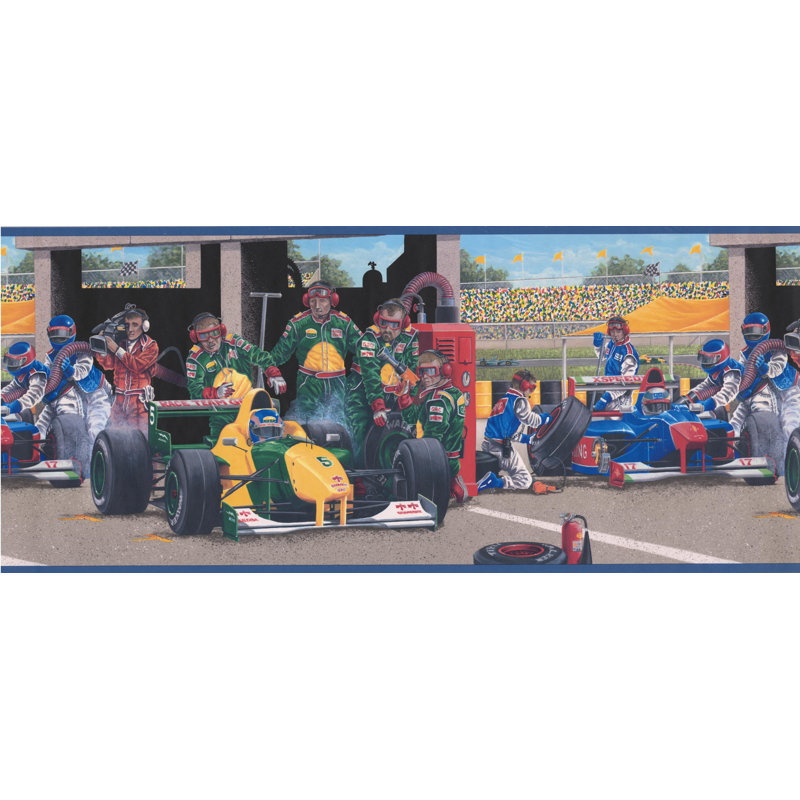 Très grande bordure murale argentée