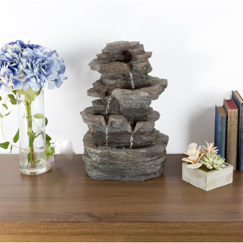 Indoor Cascade Fountain with Lights