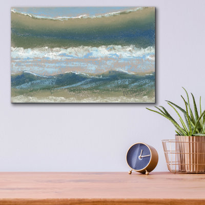 «Blue and Green» par Marie Marfia, Art mural en verre acrylique