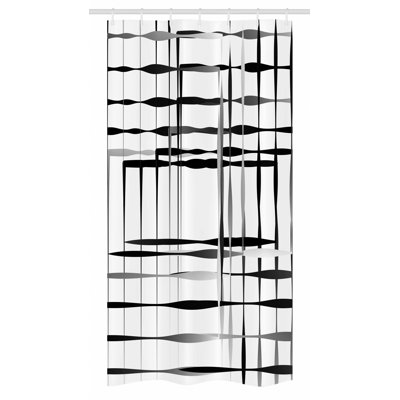 Shower Curtain with Hooks Included