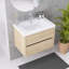 Ensemble de meuble-lavabo simple mural moderne 30 po avec lavabo en résine-1316793057-1316793067