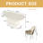 62.99" Modern Oval Cream White Dining Table Set with 6 Chairs for Kitchen, Bar, Living Room-1839975303-1839975306