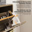 Armoire à chaussures autoportante Mid-Century
