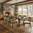 Upholstered Seat Dining Chair With Solid Wood Legs, Hollowed Back Side Chair For Dining Room/Kitchen-1234240040