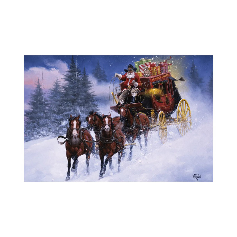 Nicks Express 1 Piece Wrapped Canvas Wall Art, 30.48cm H x 45.72cm W x 1.905cm D