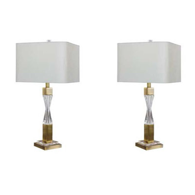 Roopville Crystal Table Lamp