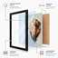 Lion in Profile Modern - Framed Print-1987107192-1987107199