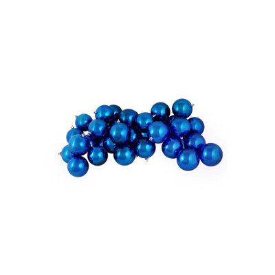 Lavish Blue Shatterproof Shiny Christmas Ball Ornament