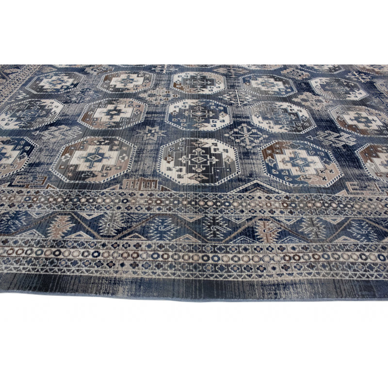 Lucha Geometric Indoor Rug, Rectangle 2' x 3'