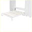 Lit escamotable moderne avec portes de rangement-1969235319