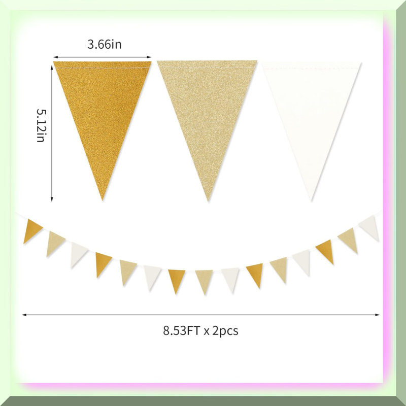 Glitter Banner for 13th Birthday Celebration