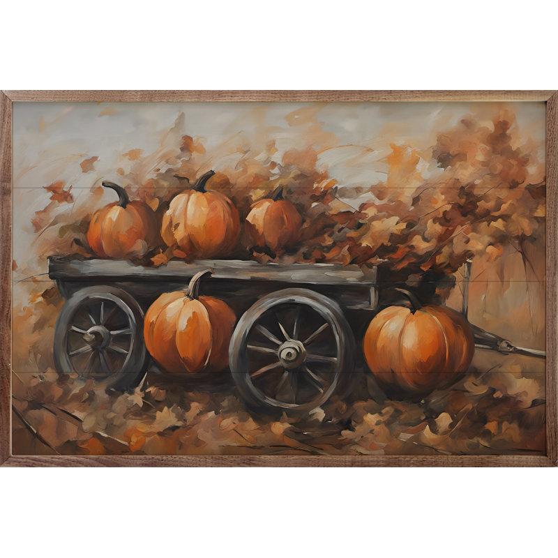 Pumpkins On Wagon
