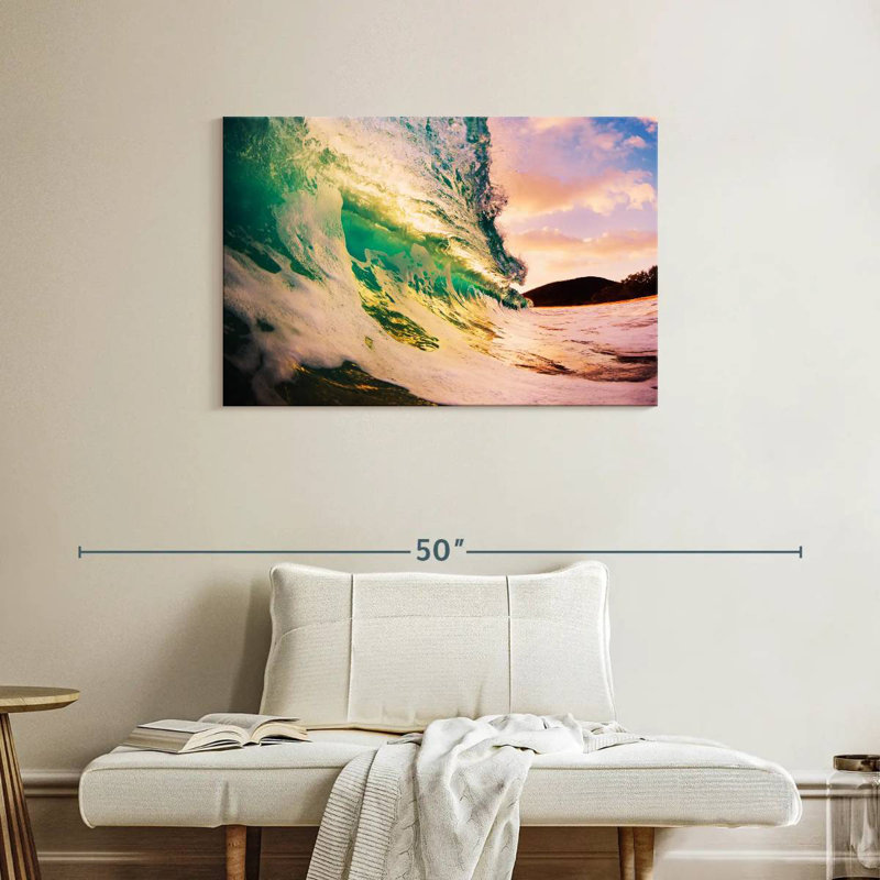 Gillard Retro Sunset Wave, H 24 po x l 36 po
