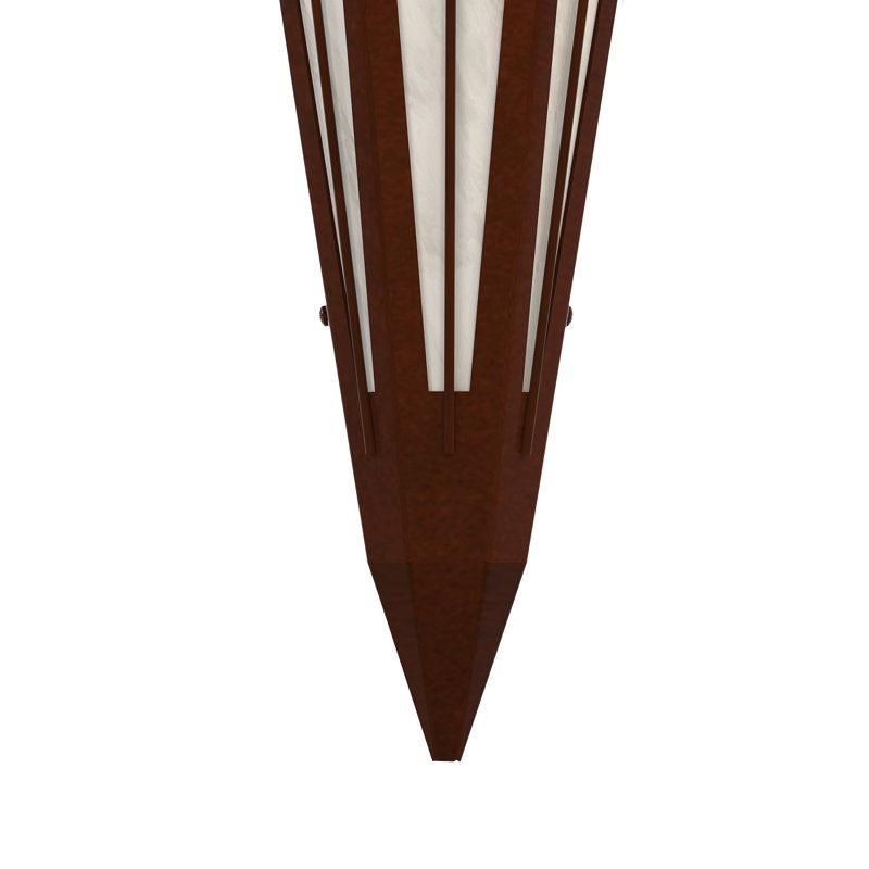 Brum 1 - Light Flush Mounted Sconce, Mahogany Bronze